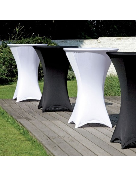 Table haute mange-debout en polyéthylène haute densité