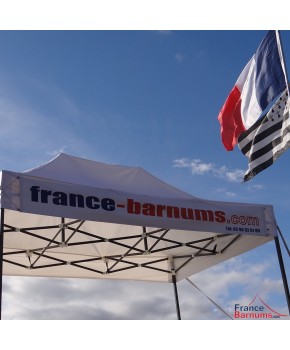 Barnum pliant 2x3M Blanc Acier, Tente Pliante 40mm, Barnum Pliant pas cher  - E-sunny