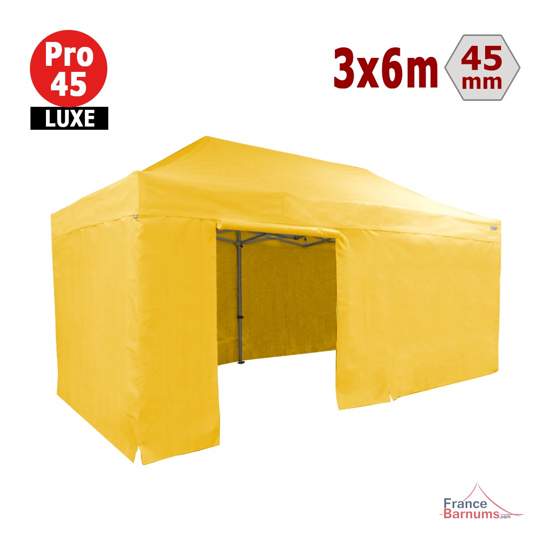 Barnum/ Tente Tonnelle pliante Qualité Pro Alu 45mm 3x6