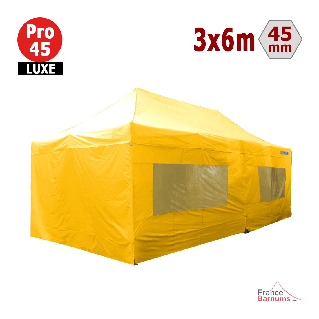 Tente Pliante Alu PRO 45mm - 2x2m Bâche 380gr