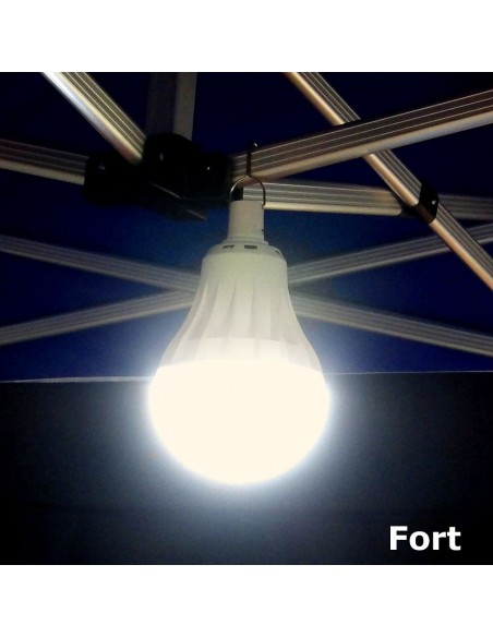 éclairage en mode "FORT" de notre lampe LED USB 95W à suspendre