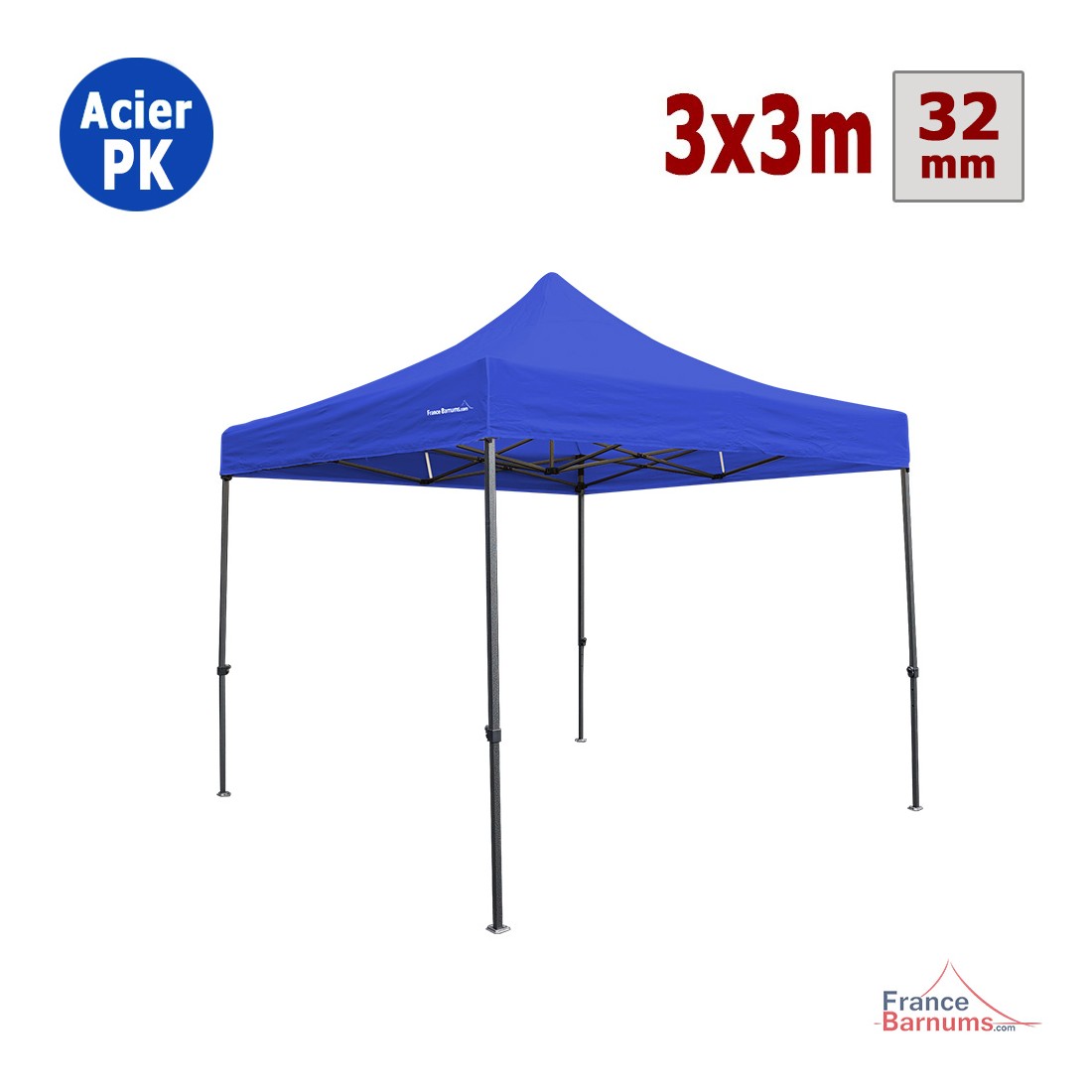 Tente paddock (tissu) 3x3m, 1.064,30 €