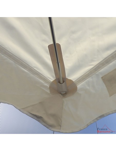 toile de parasol avec fourreaux en PVC