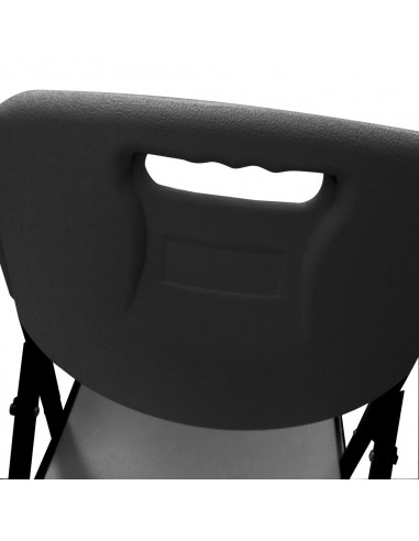 Chaise pliante haute en HPDE - BJS Fournitures