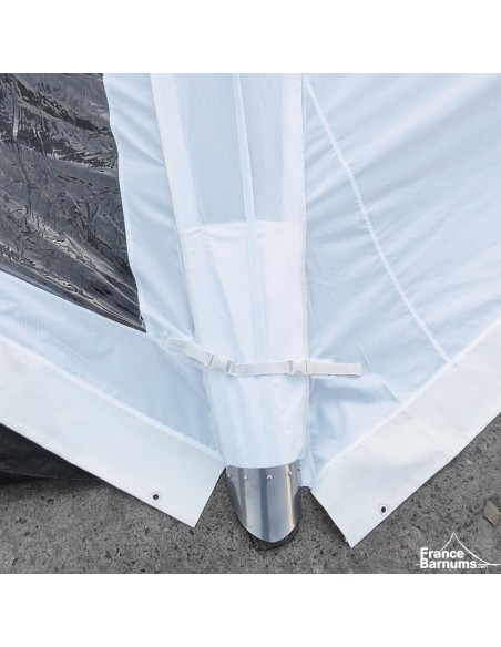 Attaches pour parois spider tente blanche diamètre 10m