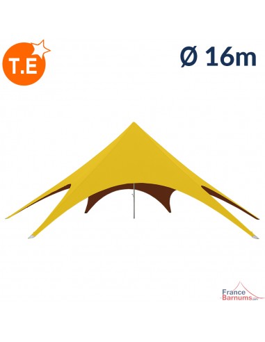 TENTES de RECEPTION - BARNUMS - CHAPITEAUX-Tente ÉTOILE 17m