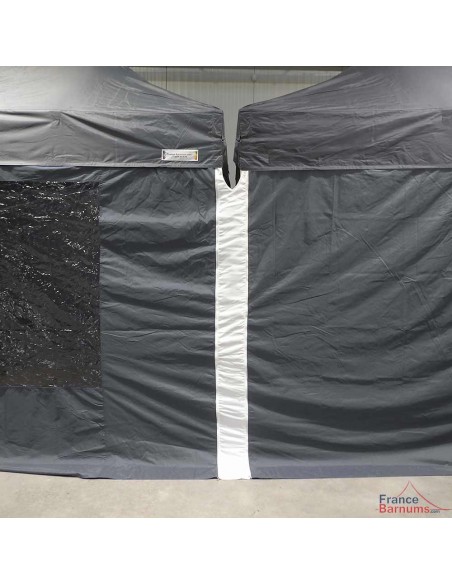Bande pour relier deux parois de tentes pliantes en Polyester 300g/m² à fermeture éclair