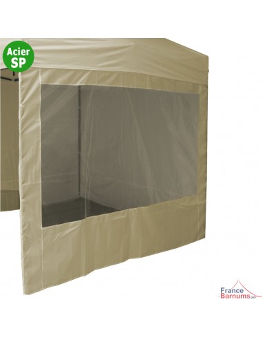 Paroi de 2m Fenêtre beige - Polyester enduction PVC 200gr/m²